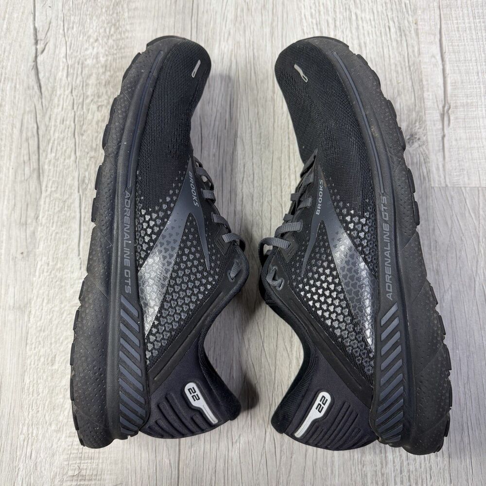 Brooks Shoes Men’s  Adrenaline GTS 22 Black Running Sneakers 1103661D020 SZ 13 G - Picture 9 of 10
